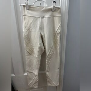 lululemon white cropped leggings